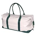 Olive N Figs Classic Weekender/Duffel Bag - 100% Cotton with leather handles (Clearance)