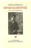 Denise Klossowski : Le 16 octobre 2002