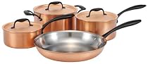 BEKA White Heat Collection Range 1001 Copper 7-Piece Set