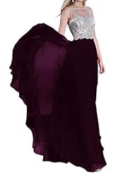 Sheath 2015 Jeweled Lace Sleeveless Chiffon/Tulle Prom Dress 