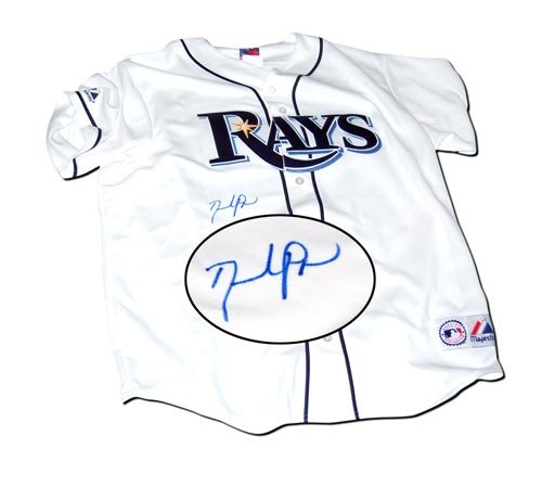 David Price Autographed Tampa Bay Rays Replica Jersey Signed