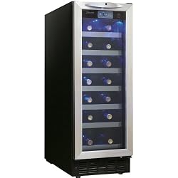 Danby DWC276BLS 27-Bottle Silhouette Wine Cellar - Black/Stainless