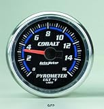 Auto Meter | 6144 2 1/16 Cobalt Series - Pyrometer Kit - Electric - Full Sweep - 0-1600 Degrees F