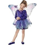 CHILD Small 6-8 - Deep Purple Twilight Fairy Costume (Wand and slippers not included)