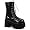 Pleaser Women's Ranger-301 Platform Calf Boot,Black,8 M US