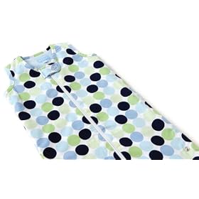 Babylicious Large Dot Groovy Blue Sleep Cozy Medium