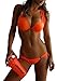 W&C Womens Sexy Halter Bikini Bra Set Swimsuit