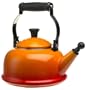 Le Creuset Flame Whistling Tea Kettle 1.8 Qt.