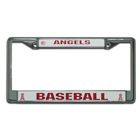 Los Angeles Angels Chrome License Plate Frame