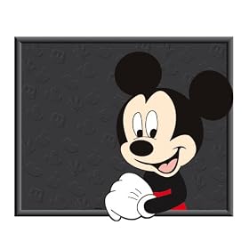 Mickey Mouse Face Style Molded 14" x 17" Utility Mat