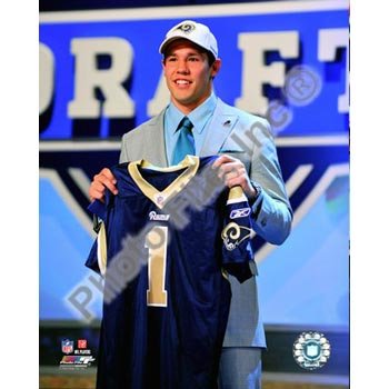 Sam Bradford Rams No. 1 Draft Pick 8x10 Photo