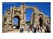 Tourists at the Triumphal Arch Built in Honour of the Emperor Hadrian, Jerash, Jordan Photographic Poster Print by Jane Sweeney, 40x30