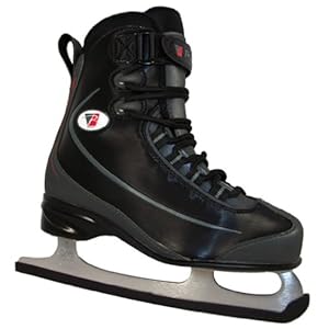 Riedell 625SS Black Mens Ice Skates - Adults Soft Boot Figure Skates