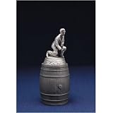 Male Bowler English Pewter Bottle Stopper