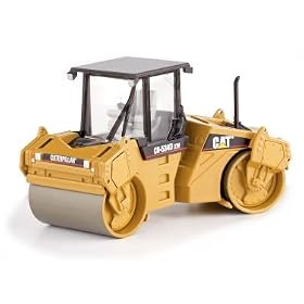 Norscot 1/50 CAT CB-534D XW Vibratory Asphalt Compactor with Closed Cabin - 55164