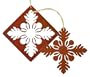 Hawaii Christmas Wood Ornament Kukui Nut
