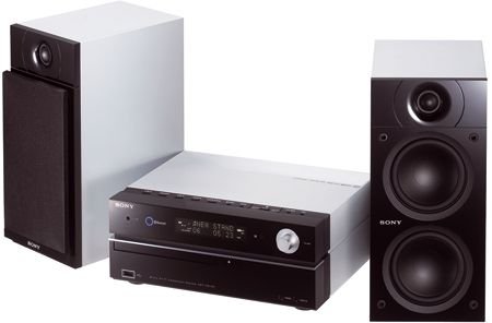 Sony CMT HX 5 BT Kompaktanlage silber/schwarz
