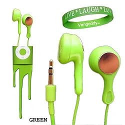 Apple iPod nano 16 GB Green (5th Generation) NEWEST MODEL iPod Earbuds Headphones for Nano ** GREEN **!!!