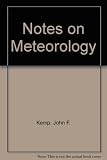 Notes on meteorology