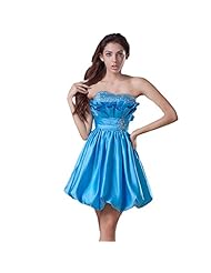 Satin Short Fall Corset   Waistline Party Dress/Wedding Dress 