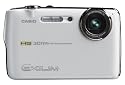 Casio EXILIM EX-FS10 WE Highspeed Digitalkamera (9 Megapixel, 3-fach opt. Zoom, 6,4 cm (2,5 Zoll) Display) weiss