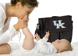 University of Kentucky Diaper Bag Official NCAA College Logo Deluxe UK Wildcats Logo - Baby Bag - BEST Baby Shower GIFT for New Dad, Father or New Mom Mother GIFTS