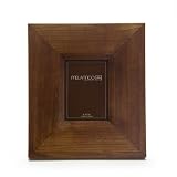 Melannco Walnut Finish Wide Wood Frame 5-by-7-Inch