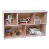 30" Mobile Single Storage Unit with Hardboard Back