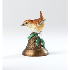 Country Artists - Wren On Bell With Mistletoe