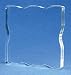 ACRYLIC STAMP BLOCK W/GRIPS 3X3-3 X 3 X .5