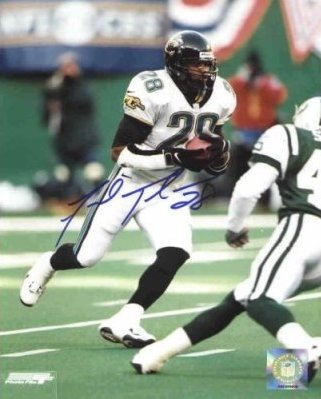 Fred Taylor Autographed/Hand Signed Jacksonville Jaguars 8x10 Photo