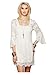 CA Fashion Women's Twinset Square Neck 3/4 Sleeve Lace Dress Lining Include