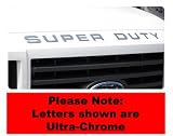 Ford Super Duty Front Grill Lettering Kit - Black Opaque