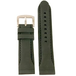 Watch Band Rubber Silicon Divers Sports Strap 24mm Black