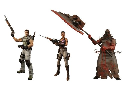 Resident Evil 5 Series 1 7 Figures Set Of 3