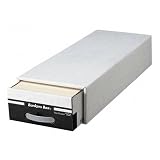 Bankers Box 00302 Stor/drawer steel plus file, check size, 9-1/4x4-3/8x23-1/2, white, 12/ctn