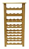 28-Bottle Wine Rack - Beechwood
