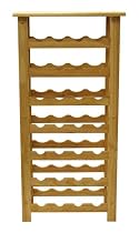 28-Bottle Wine Rack - Beechwood