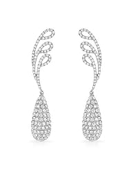 CLK Diamond 18K White Gold 4.80CTW Diamond Earring