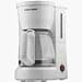 Kitchen & Housewares : Black & Decker DCM600W 5-Cup Drip Coffeemaker with Glass Carafe, White