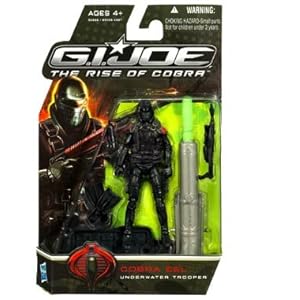 G.I. Joe The Rise of Cobra 3 3/4 Action Figure Cobra Eel (Underwater Trooper)