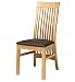 Lichfield Slat Back Leather Chair at Marks and Spencer Online