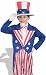 Forum Kids Uncle Sam July 4th Patriotic Halloween Costume S
