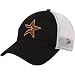 MLB New Era Houston Astros Stretch Print Mesh Flex Hat - Black-White