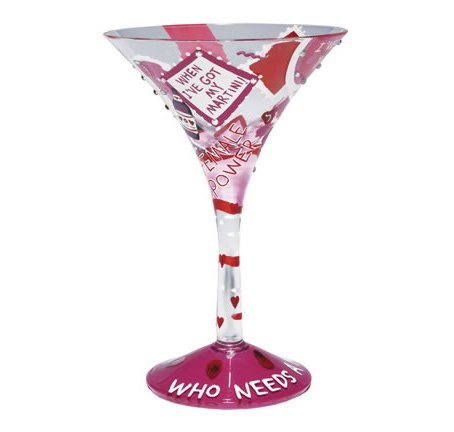 Childrens Toyshop  Kitchen & Housewares : Who needs a man cocktail glass by Lolita