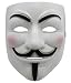 Oramics® VENDETTA Maske Mask Guy Fawkes Anonymous Replika Demo Anti -Karneval Maske Anti Acta Demo