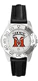 Miami University of Ohio RedHawks Ladies Leather Sports Watch