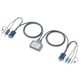 【クリックで詳細表示】SANWA SUPPLY SW-KVM2AUP CPU自動切替器 (2：1)