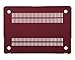 Mosiso Plastic Hard Case Cover for MacBook Air 11 Inch (Models: A1370 and A1465), Wine Red