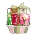 Spring Stripes Gift Basket